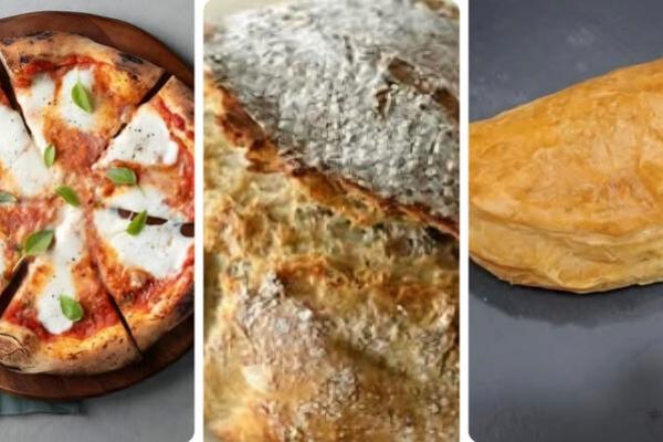 Ψωμιά και αρτοσκευάσματα σε πάγκο αρτοποιείου, με φόντο τις έρευνες για οικονομικές υποθέσεις στον χώρο της εστίασης.